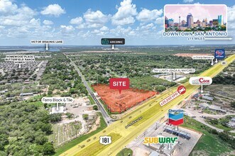 13921 S US Highway 181, San Antonio, TX - AERIAL  map view - Image1