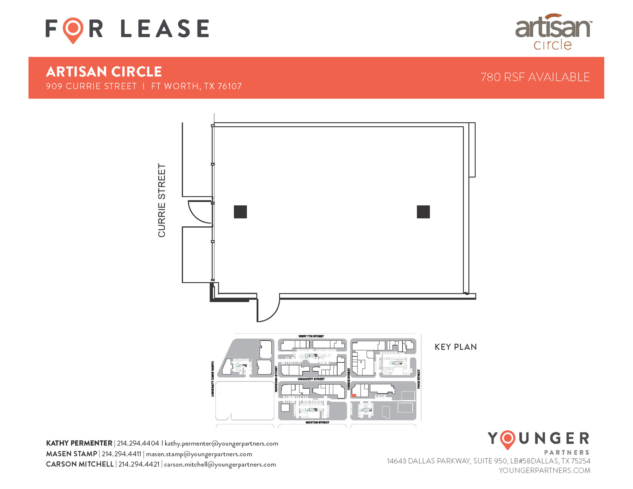 2973 W 7th St, Fort Worth, TX for lease Floor Plan- Image 1 of 6