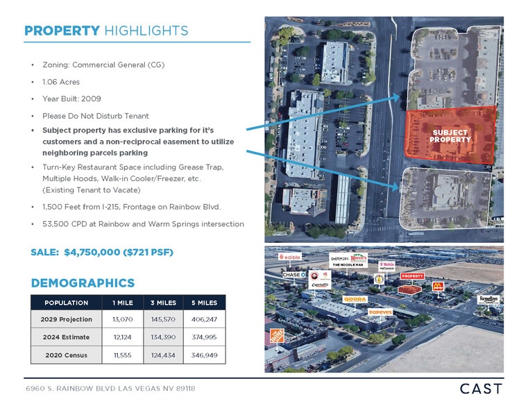 6960 S Rainbow Blvd, Las Vegas, NV for sale - Building Photo - Image 2 of 21