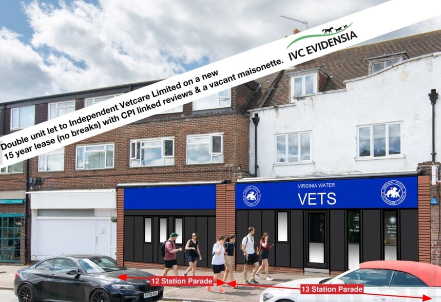 12-13 Station Parade, Virginia Water for sale - Building Photo - Image 1 of 1