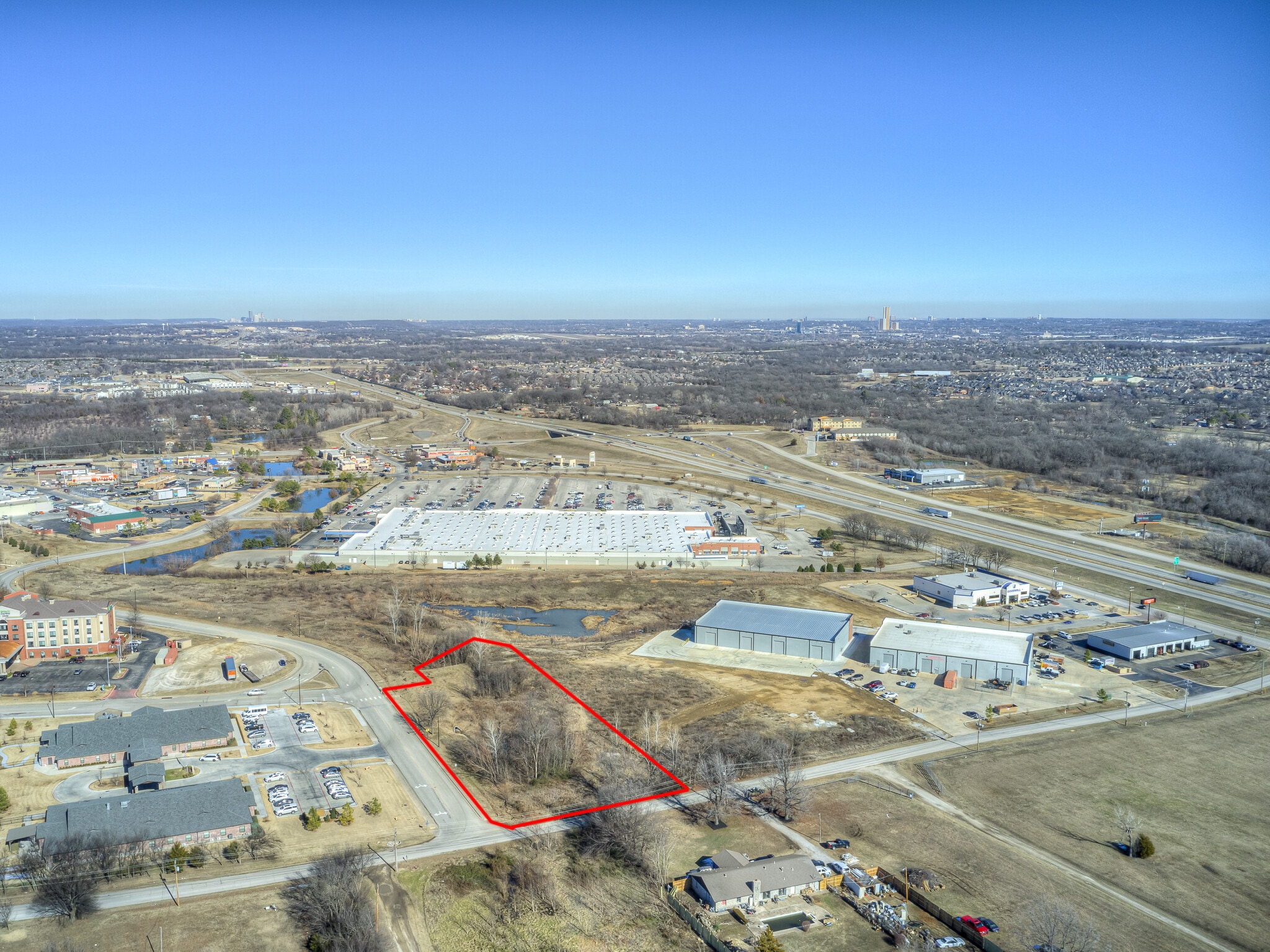 Vancouver Ave, Glenpool, OK for sale Aerial- Image 1 of 11