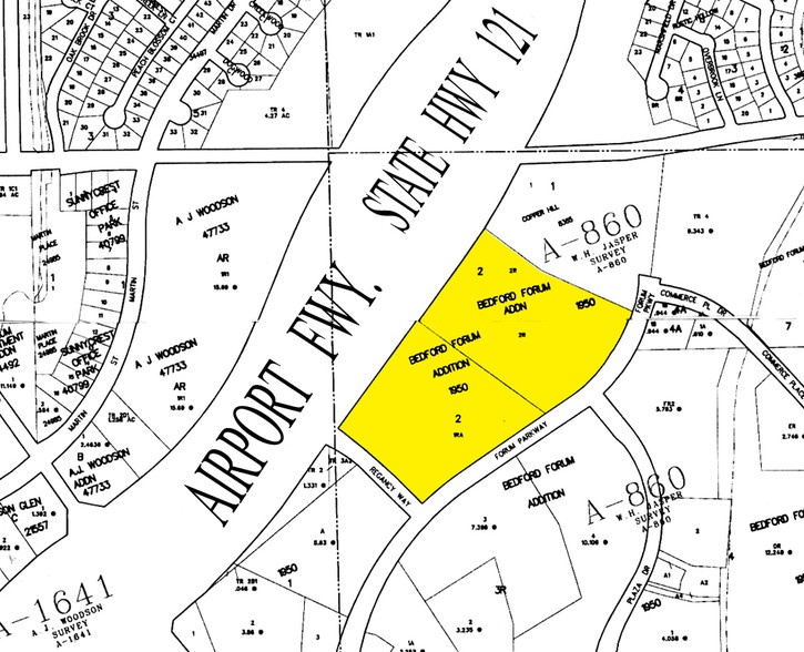 2208 Highway 121, Bedford, TX for lease - Plat Map - Image 2 of 18