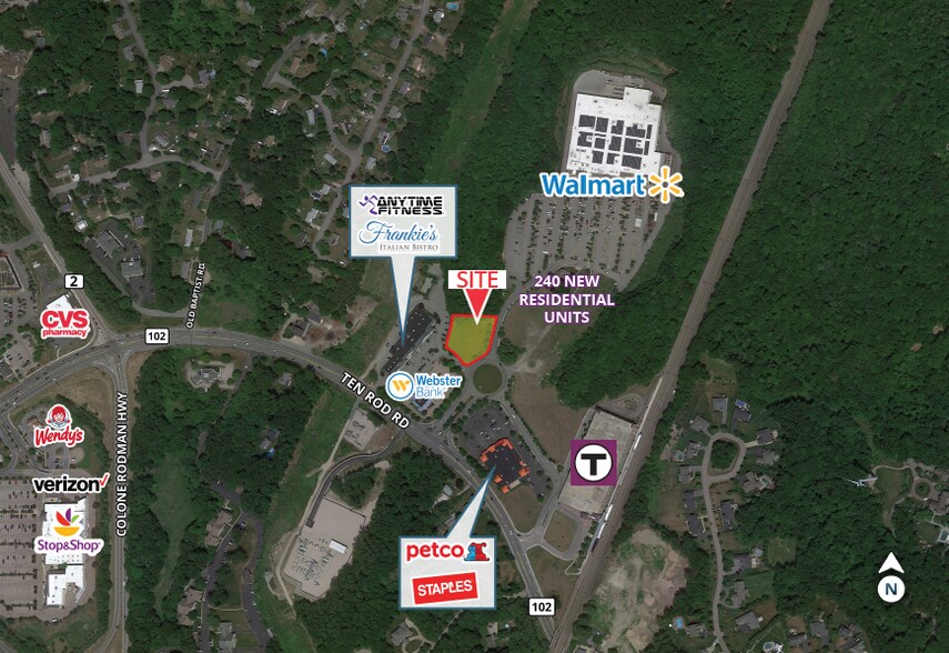 1035 Ten Rod Rd, North Kingstown, RI for lease - Aerial - Image 1 of 3