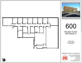 600 Holiday Plaza & 5101 Lincoln Highway Dr, Matteson, IL for lease Floor Plan- Image 2 of 6