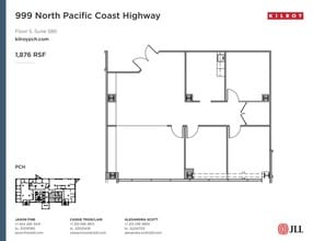 999 N Pacific Coast Hwy, El Segundo, CA for lease Floor Plan- Image 1 of 1