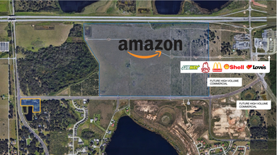 697 C Fred Jones Blvd, Auburndale, FL - aerial  map view