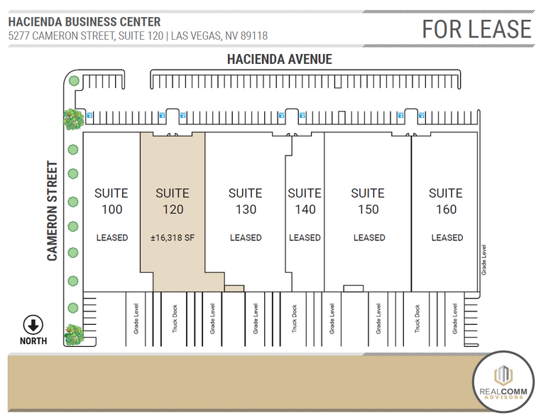 5277 Cameron St, Las Vegas, NV for lease - Site Plan - Image 3 of 5