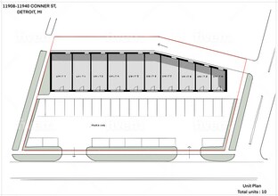 11940 Conner St, Detroit, MI for lease Site Plan- Image 2 of 3