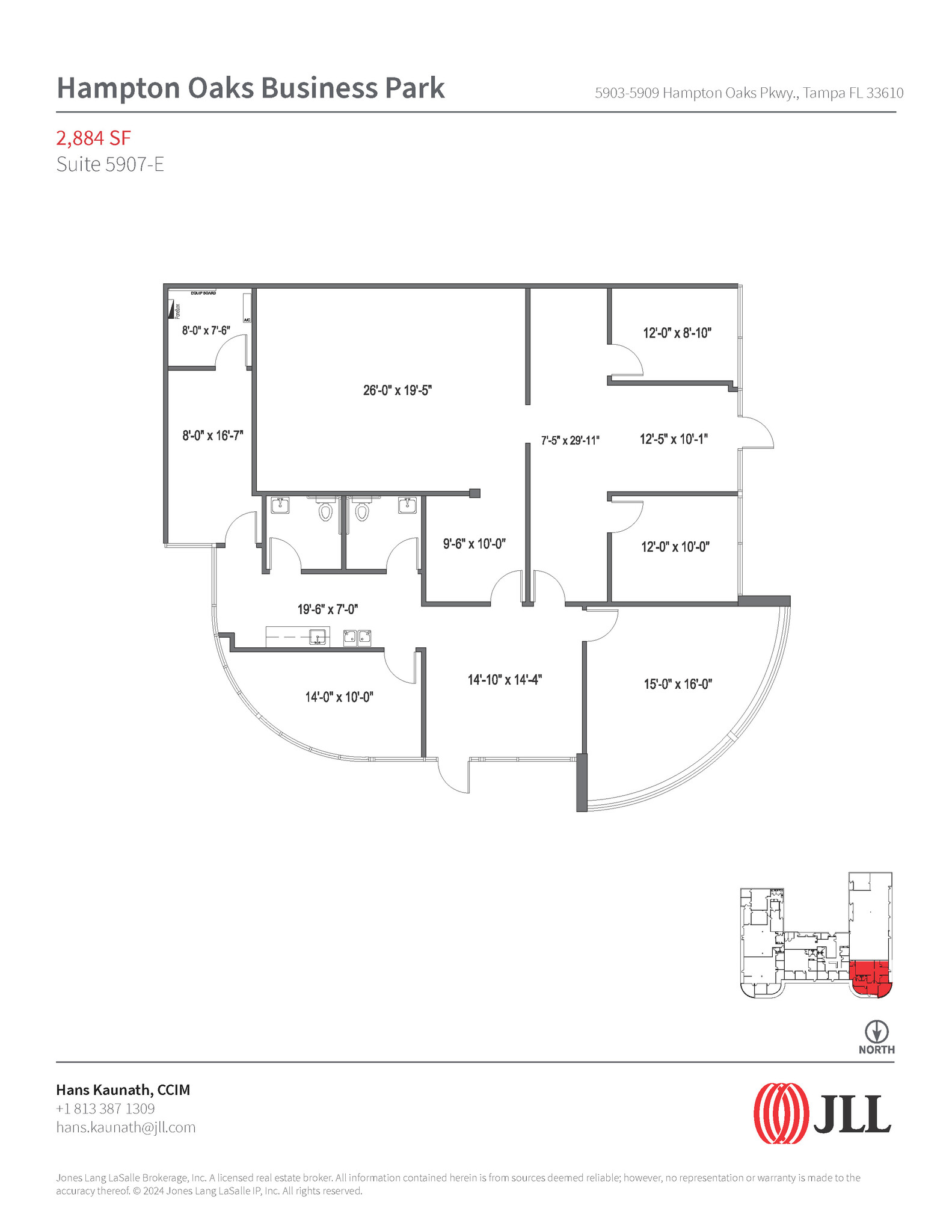 5909 Hampton Oaks Pky, Tampa, FL for lease Floor Plan- Image 1 of 1