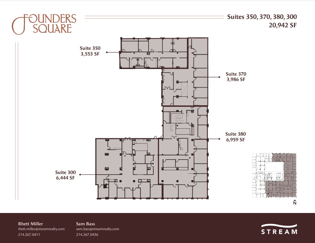 900 Jackson St, Dallas, TX for lease Floor Plan- Image 1 of 2