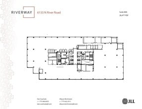 6133 N River Rd, Rosemont, IL for lease Floor Plan- Image 1 of 1