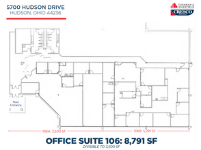 5700 Darrow Rd, Hudson, OH for lease Floor Plan- Image 1 of 1