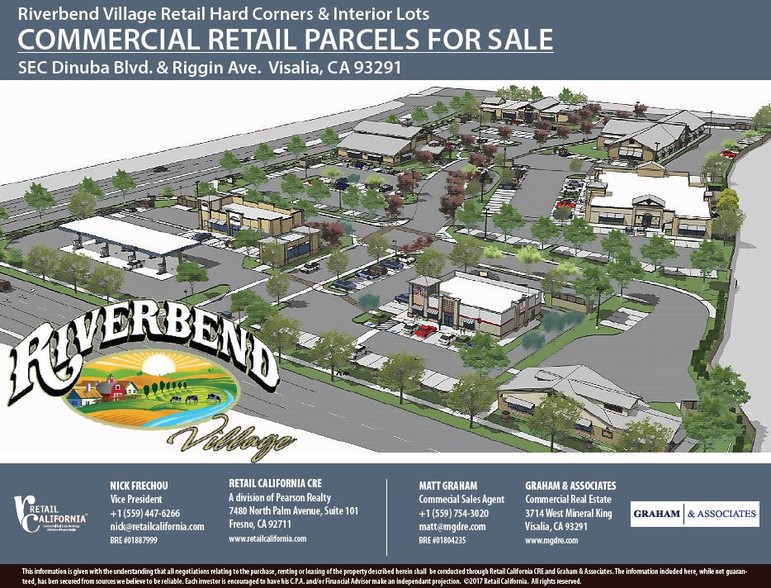 SEC N Dinuba Blvd and W Riggin Ave, Visalia, CA for sale - Building Photo - Image 1 of 1