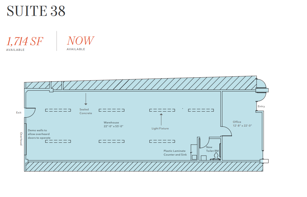 2-42 Adrian Ct, Burlingame, CA for lease Floor Plan- Image 1 of 1