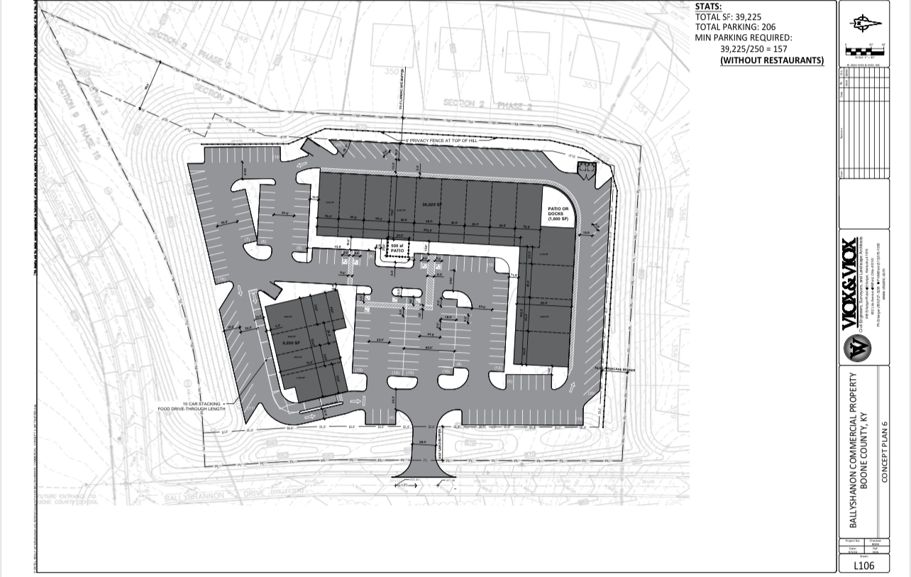 6201 Ballyshannon Dr, Union, KY for lease Site Plan- Image 1 of 2