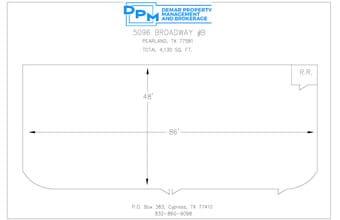 5010-5074 W Broadway St, Pearland, TX for lease Floor Plan- Image 1 of 1