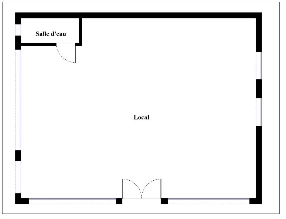 Office in Paris for lease Floor Plan- Image 1 of 2