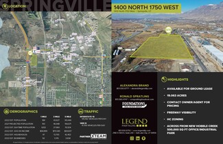 More details for 1101-1455 N 1750 W, Springville, UT - Land for Lease