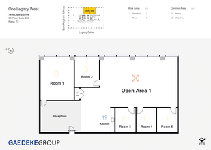 7950 Legacy Dr, Plano, TX for lease Floor Plan- Image 1 of 5