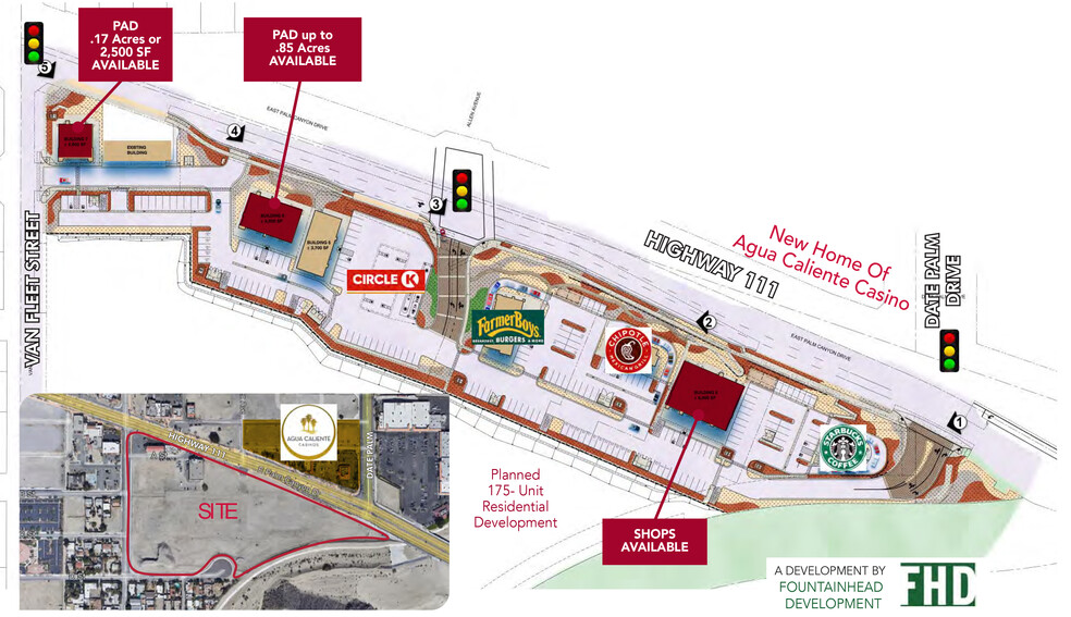 SWC Highway 111 & Date Palm Dr, Cathedral City, CA for lease - Building Photo - Image 1 of 1