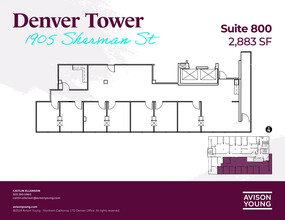 1905 Sherman St, Denver, CO for lease Floor Plan- Image 1 of 1