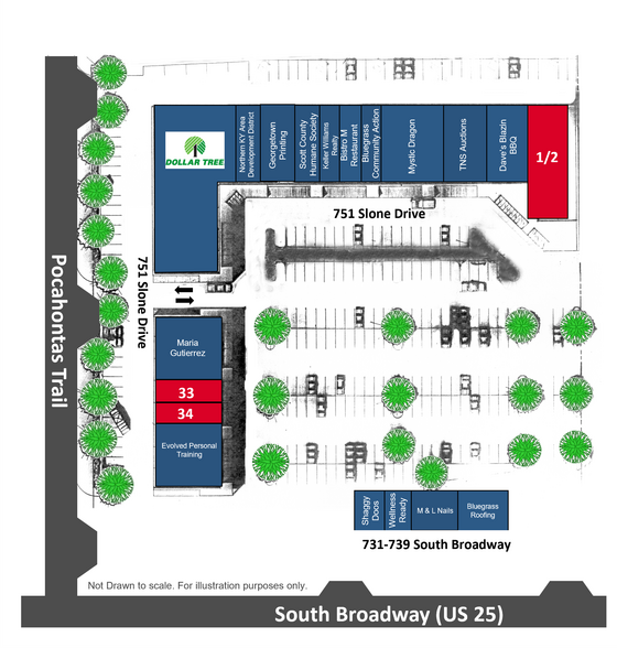 Us 25 Se, Georgetown, KY for lease - Site Plan - Image 2 of 9