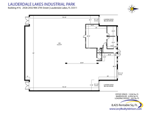 2696 NW 31st Ave, Lauderdale Lakes, FL for lease Floor Plan- Image 2 of 2