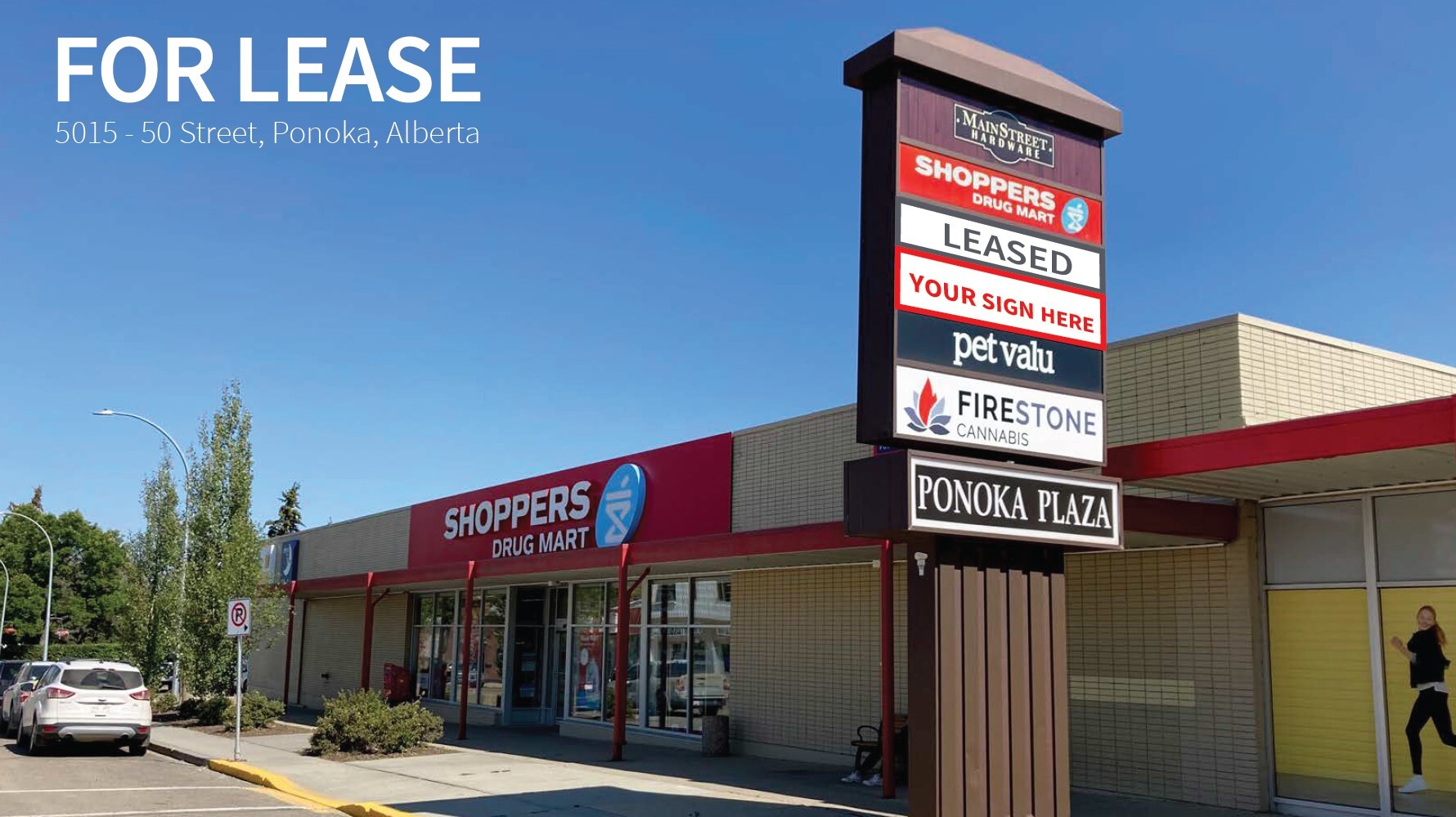 5015 50 St, Ponoka, AB for lease Building Photo- Image 1 of 5