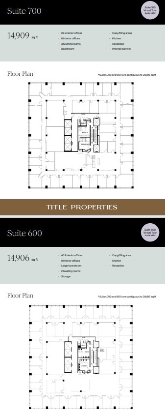 550 6th Ave SW, Calgary, AB for lease Floor Plan- Image 1 of 1