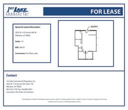 3925 N I-10 Service Rd, Metairie, LA for lease Floor Plan- Image 1 of 1