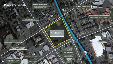 2401 Willow Pass Rd, Concord, CA - AERIAL  map view - Image1
