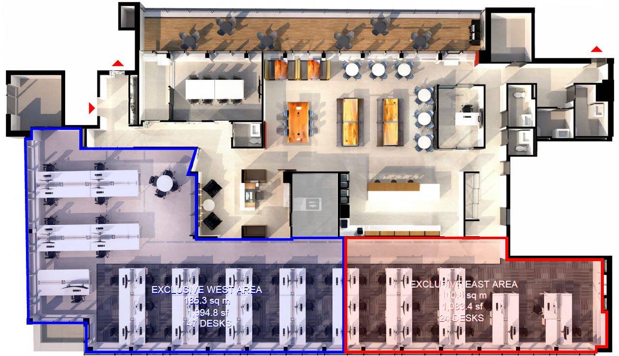 99 Spadina Ave, Toronto, ON for lease Floor Plan- Image 1 of 9
