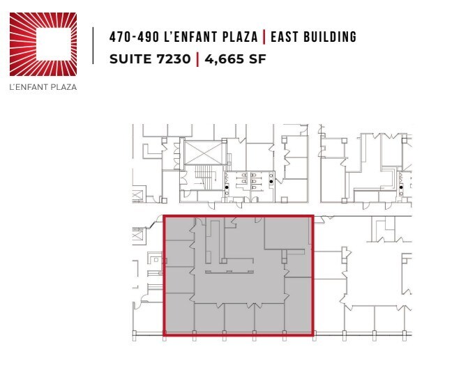 470-490 L'Enfant Plz SW, Washington, DC for lease Floor Plan- Image 1 of 1