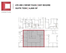 470-490 L'Enfant Plz SW, Washington, DC for lease Floor Plan- Image 1 of 1