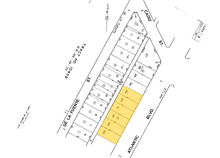 883 S Atlantic Blvd, Monterey Park, CA for lease - Plat Map - Image 2 of 33