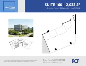 105 Decker Ct, Irving, TX for lease Floor Plan- Image 1 of 4