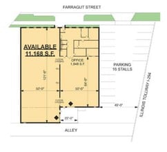 9742 W Foster Ave, Rosemont, IL for lease Floor Plan- Image 1 of 1