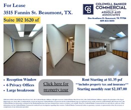 3515 Fannin St, Beaumont, TX for lease Building Photo- Image 2 of 5