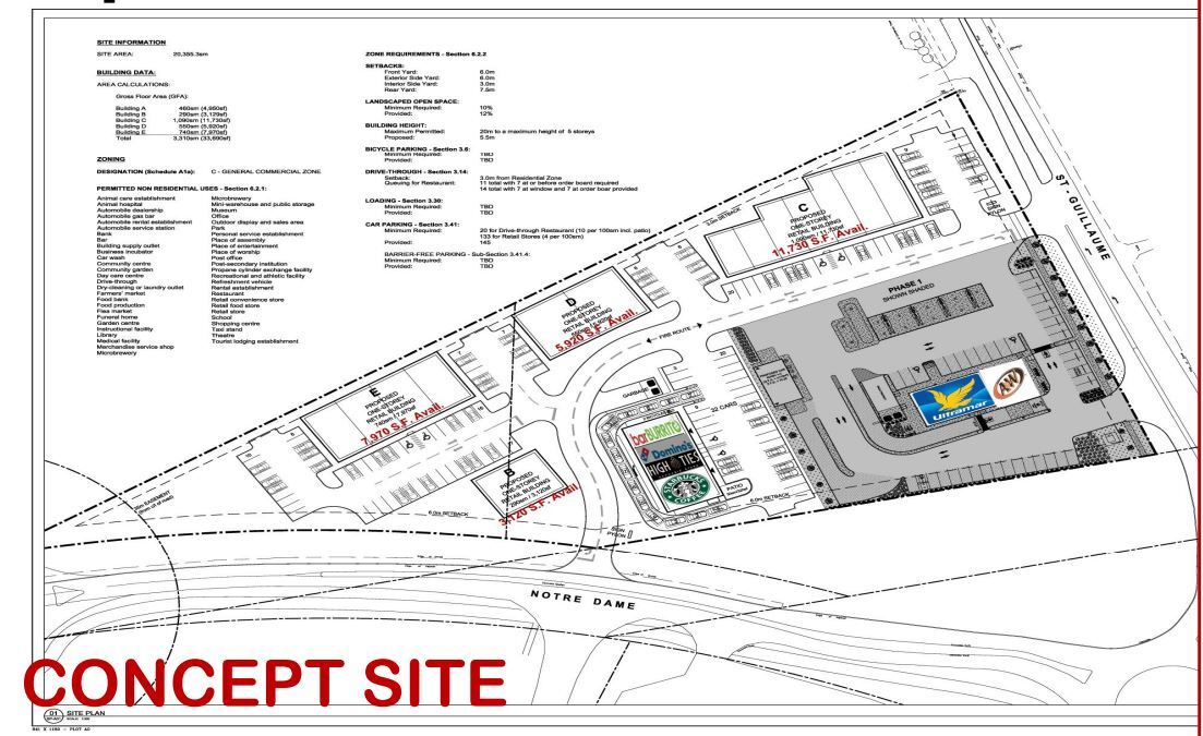 1044 Guillaume Rd, Russell, ON for lease Site Plan- Image 1 of 4