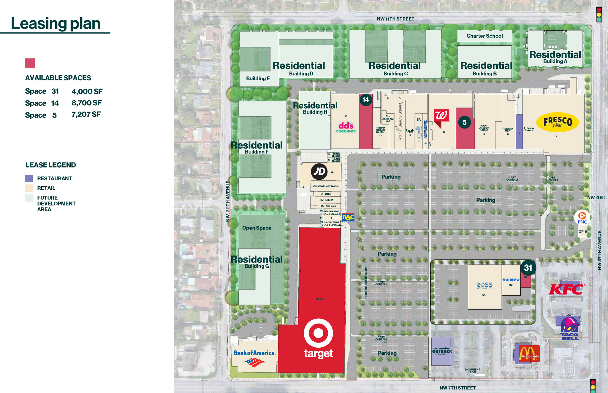 3701 NW 7th St, Miami, FL for lease Site Plan- Image 1 of 1