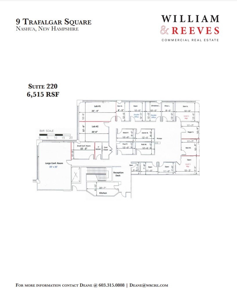 9 Trafalgar Sq, Nashua, NH for lease Floor Plan- Image 1 of 1