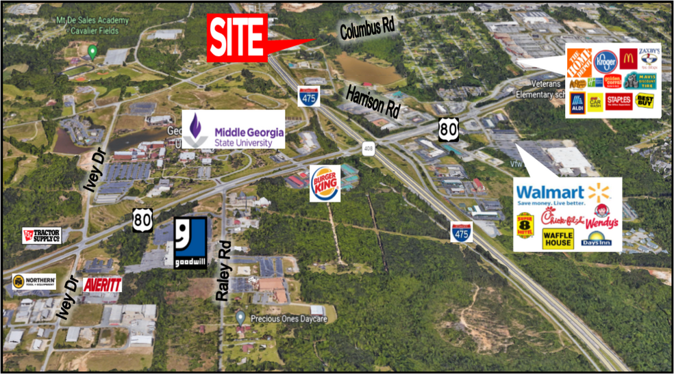 5025 Columbus Rd, Macon-Bibb, GA for sale - Building Photo - Image 1 of 2