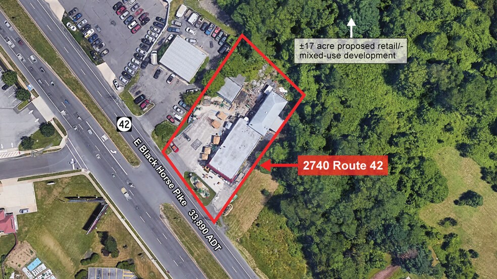 2740 Route 42, Sicklerville, NJ for sale - Building Photo - Image 1 of 7