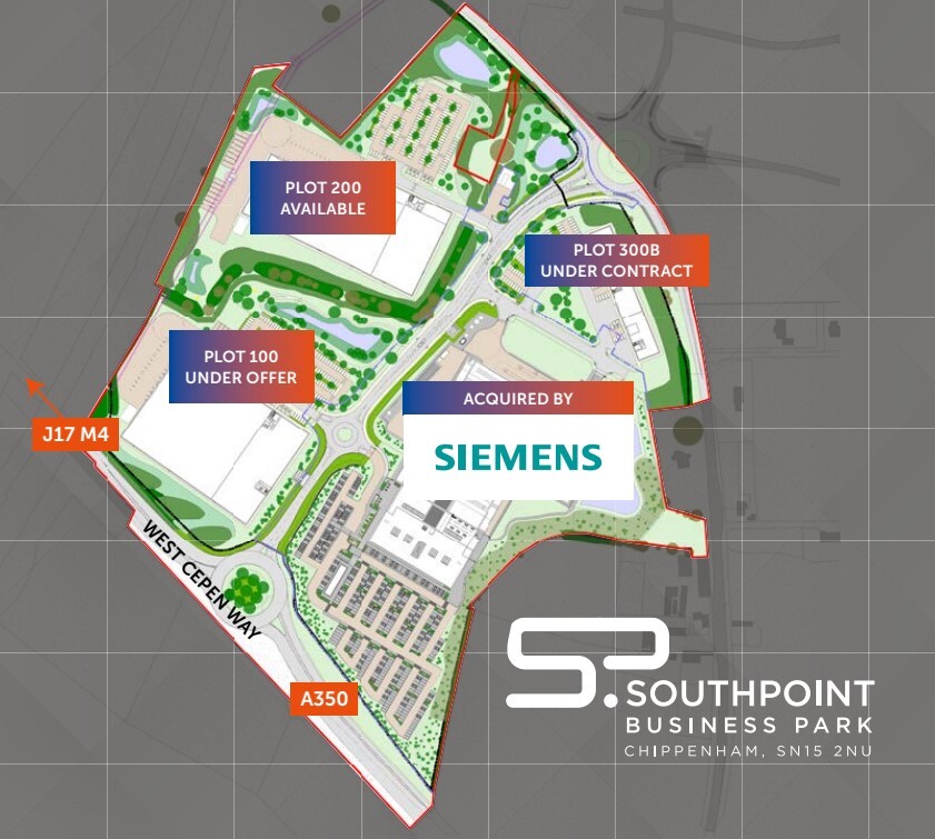 West Cepen Way, Chippenham for sale Site Plan- Image 1 of 2