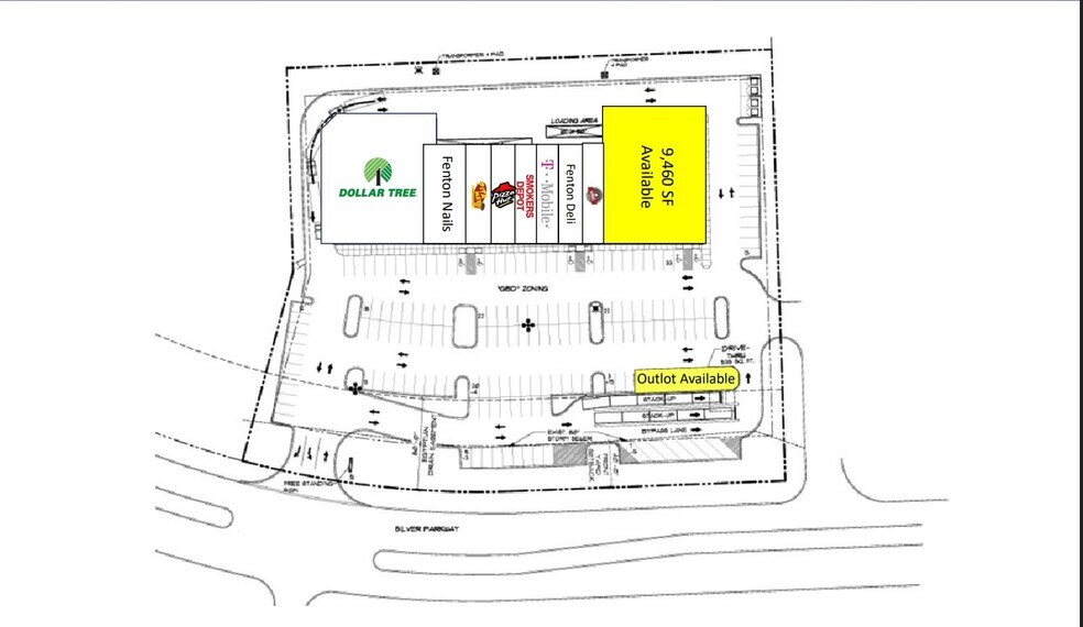 15250 Silver Pky, Fenton, MI for lease - Primary Photo - Image 1 of 2