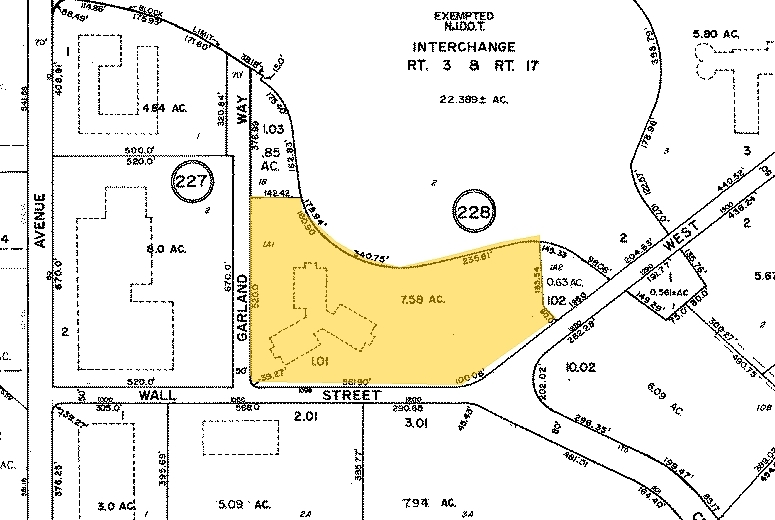 1099 Wall St W, Lyndhurst, NJ for lease - Plat Map - Image 2 of 27
