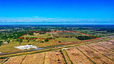 W SR 80, Labelle, FL - aerial  map view