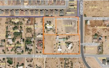 N/NWC Higley & Hunt HWY, Queen Creek, AZ - aerial  map view