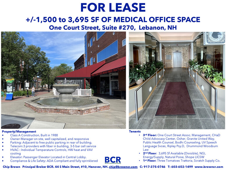 1 Court St, Lebanon, NH for lease - Building Photo - Image 2 of 9