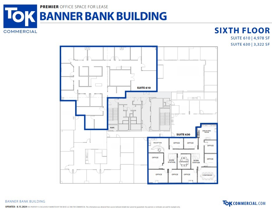 950 W Bannock St, Boise, ID for lease Floor Plan- Image 1 of 1